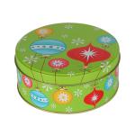 Large Metal Cookie Tin Vintage Tin Boxes for Cookies Wholesale Round Tin
