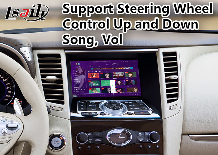 Lsailt Android Navigation Carplay Interface For 2008-2013 Year Infiniti FX35 / FX37