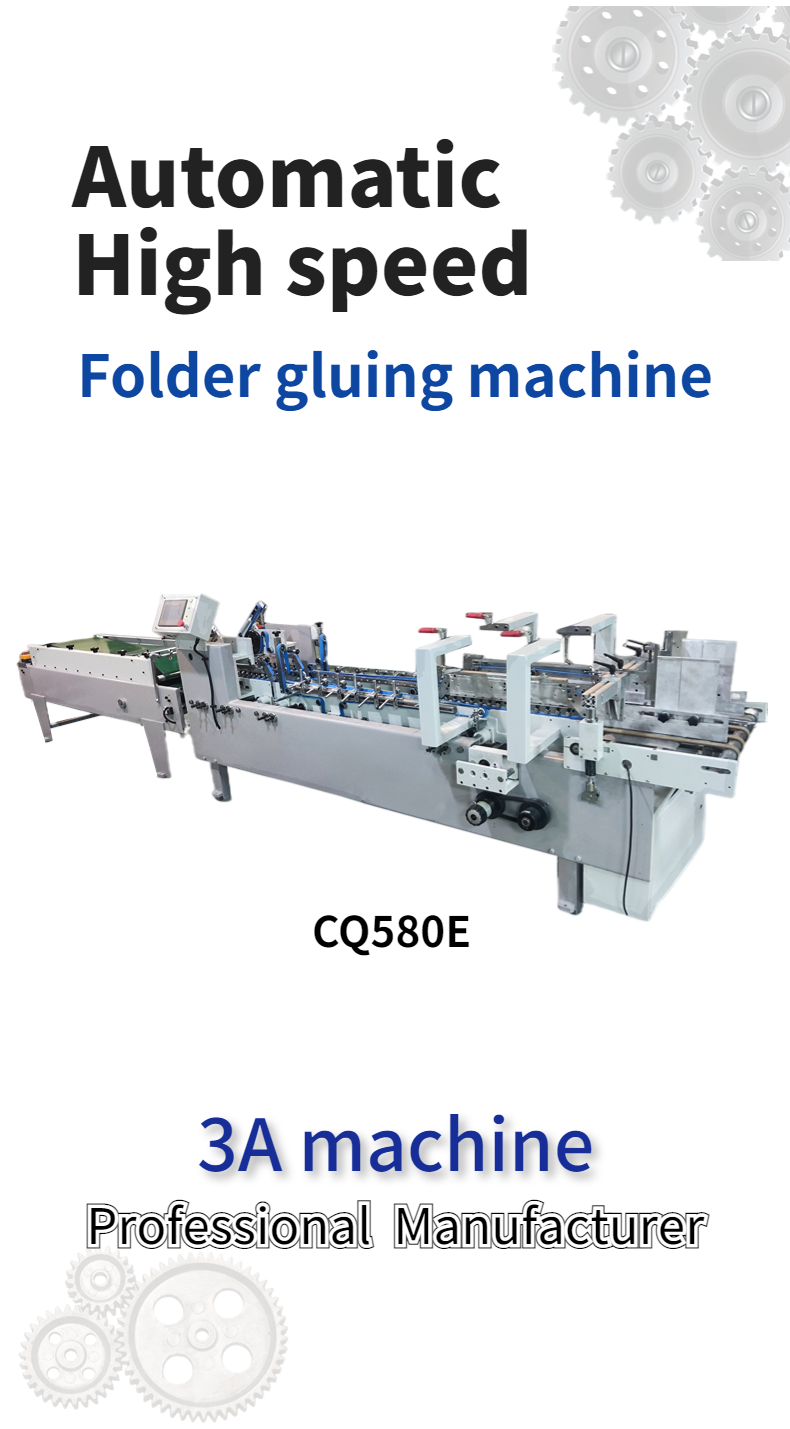 Automatic Box Making Folder Gluer Machine for Timely Delivery and Suitable Box Sizes