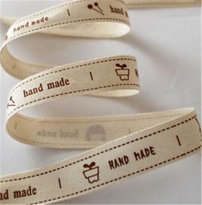 China Party Decorative Printed Cotton Ribbon Customized Color Grade 4 Color Fastness wholesale