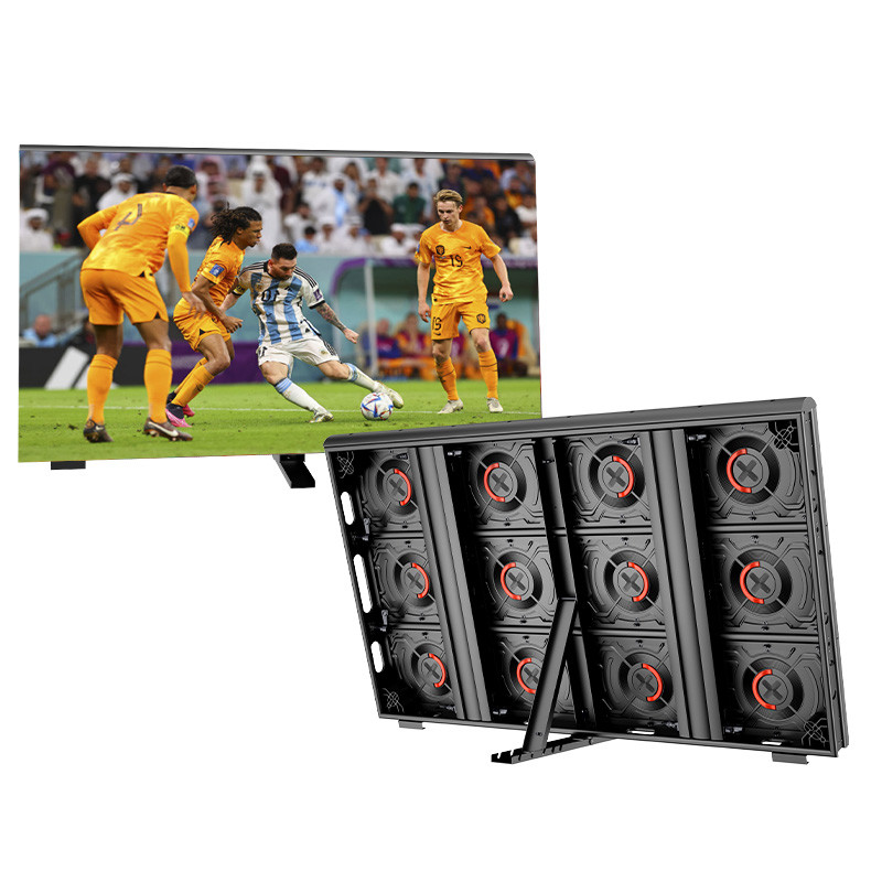 Full Color Die Cast Aluminum Stadium Perimeter Led Screen Waterproof 960*960mm