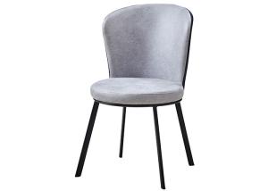 China ISO9001 Minimalist Grey Family Cushioned Dining Chairs wholesale