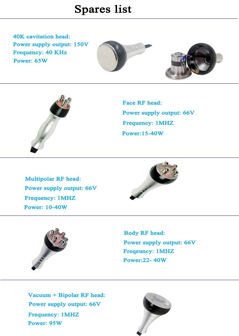 Kim 8 Cavitation Slimming Machine 5 In 1 Vacuum RF ABS Metal