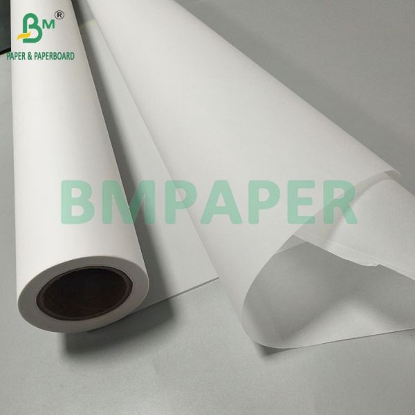 53-93gsm Gennemsigtig Kalkerpapir Translucent Tracing Paper 2" Core.
