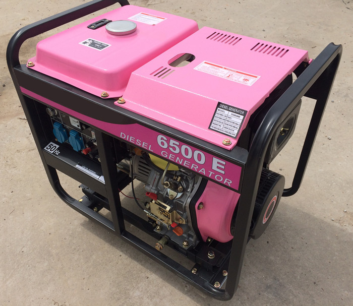 Air Cooled Diesel Small Portable Generators Set 5kva 6kva 220v - 690v