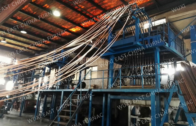 Three Body Up Casting Furnace For Copper Rod Continuous Casting 80-320kw