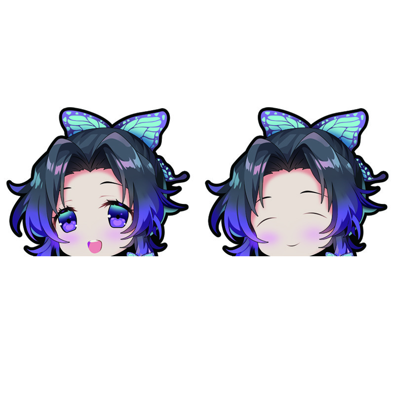 Japanese Anime Custom Lenticular Stickers Hologram Sticker Die Cut Lenticular Stickerscar Anime