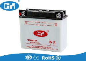 China Big Capacity Dry Charged Motorcycle Battery ABS Container Durable For Scooter on sale