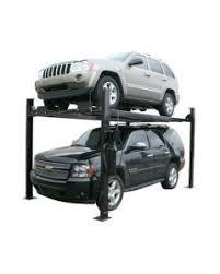 China Electric Powered Steel Commercial Parking Lifts With 4 - 6m/Min Lifting Speed wholesale