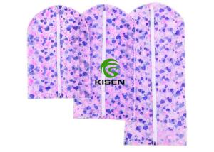 China Anti Water / Dust Zippered Garment Bags Plastic PVEA Material Lightweight wholesale