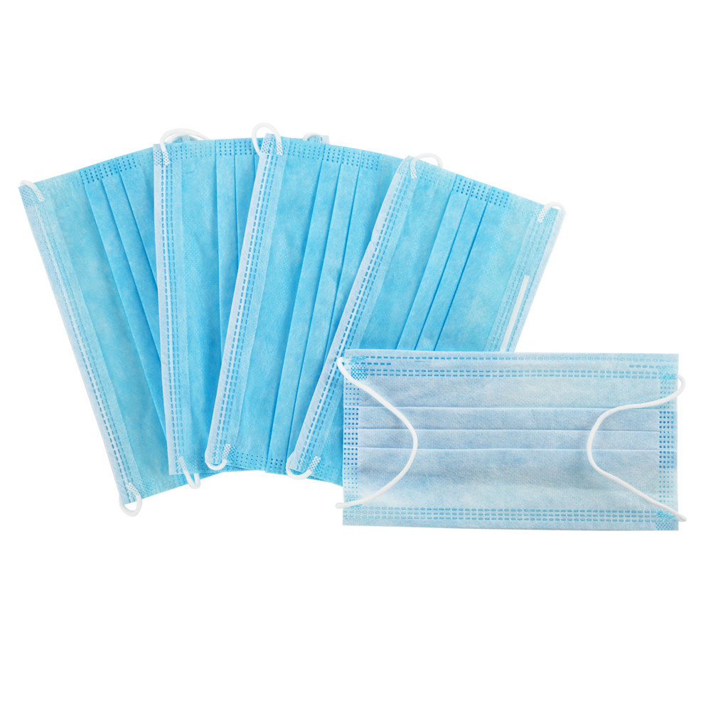 Custom Surgical Mask 3 Ply Disposable Face Mask With Elastic Earloop