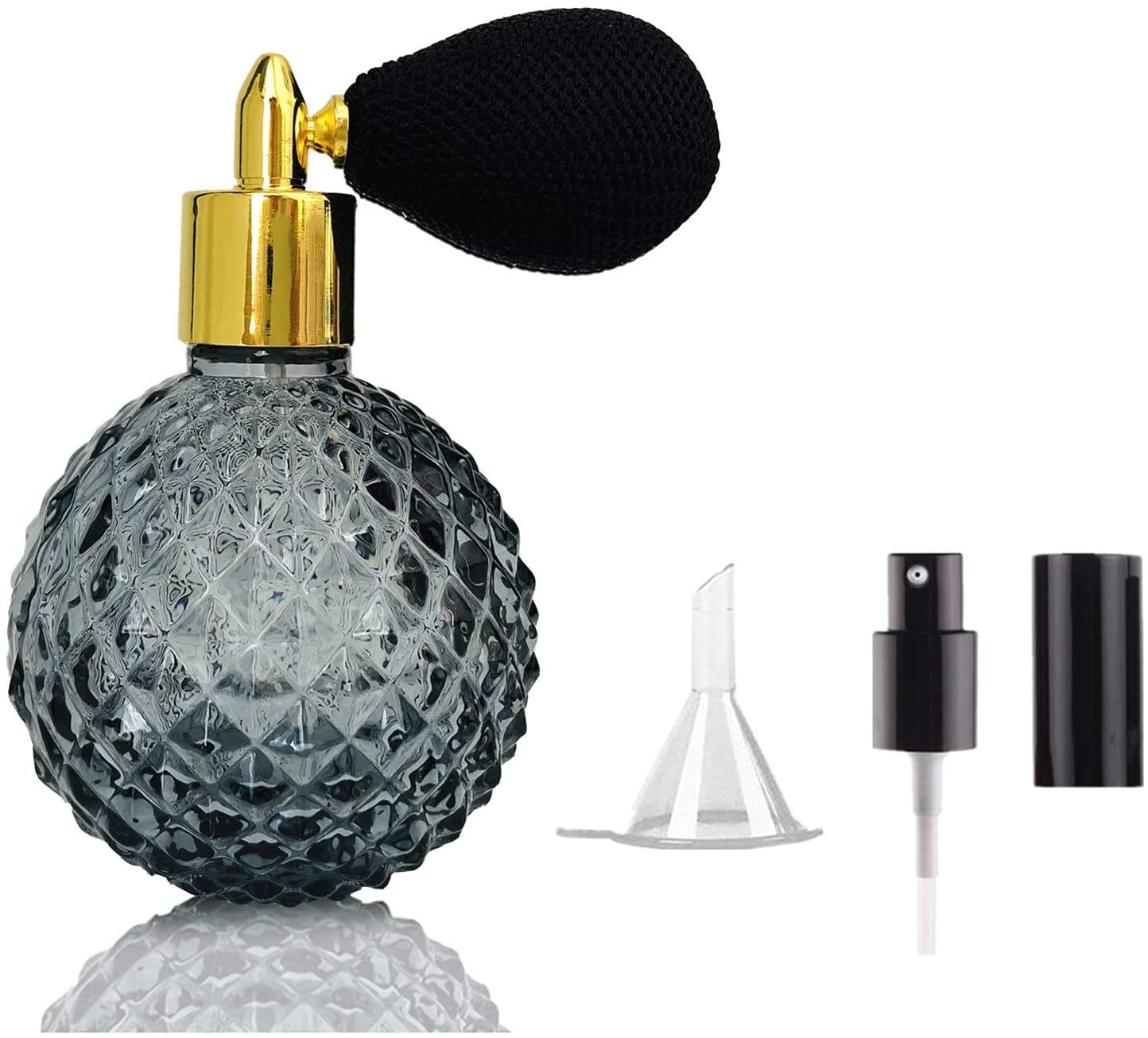 100ml Glass Cosmetic Containers Design Airbag Glass Perfume Spray Bottle