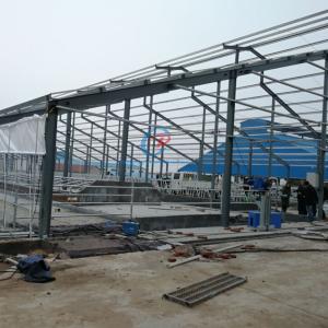 China Prefab Steel Cattle Sheds , Modern Steel Structure Farm Building wholesale