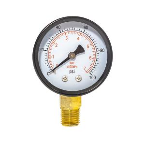 China Stainless Steel 1.5'' 100 Psi General Liquid Pressure Gauge 1/8 BSP wholesale