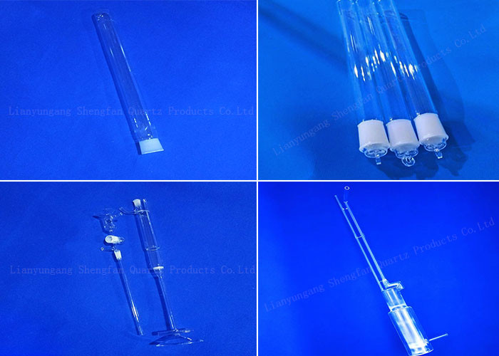 Strong Hardness Fused Silica Glass 3mm-300mm DiameterHigh Quality Quartz Glass Test Tube For Optical Instrument