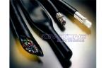 Black Dual wall adhesive lined heat shrink polyolefin tubing W-1-SB(2X)