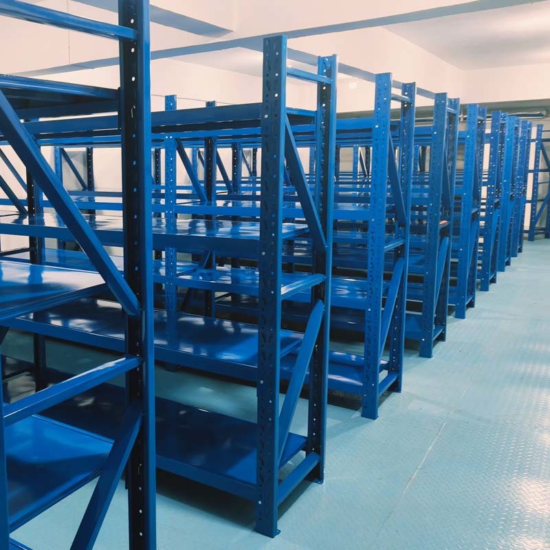 Customized Warehouse Shelving Storage Rack Boltless / Rivet Design