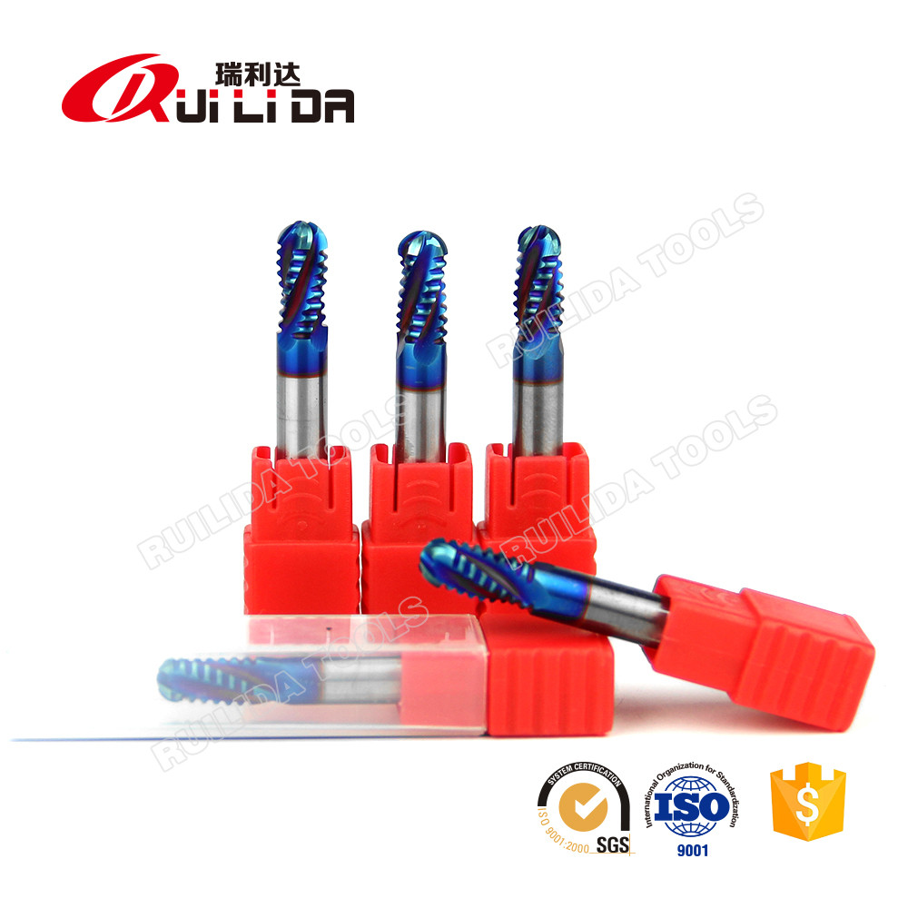 Size Custom End Mill 4fl 1/2" Uncoated Carbide Ball End Mill Set