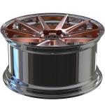 SS2007 21 Inch Ferrari Forged Wheels Polish Orange 2-PC F430 5x108