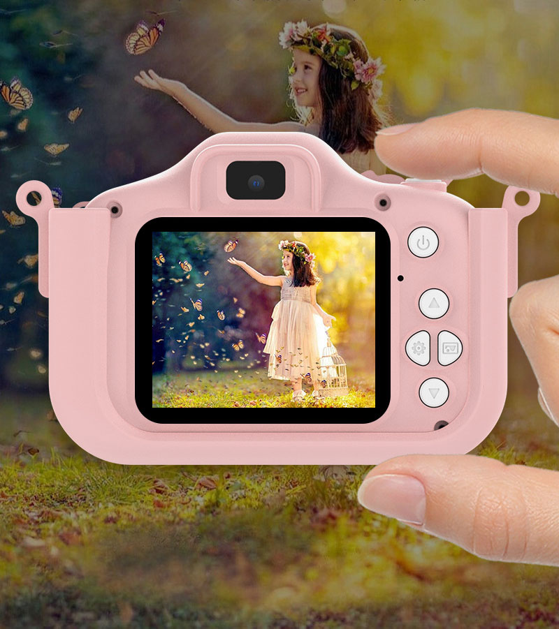 ABS Function Playing Kids Camera Dual Screen 4800W Digital Video Cameras for Girls Boys Age 3-10 Toddler