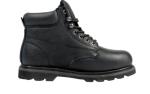 Black Cowhide Boots Oil Resistant Goodyear Welted Work Boots Unisex