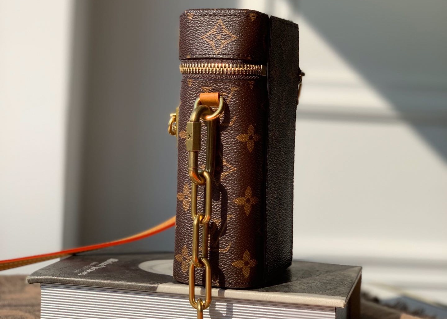 Mini Bucket Vintage Gold Luxury Chain Bag Flower Printing