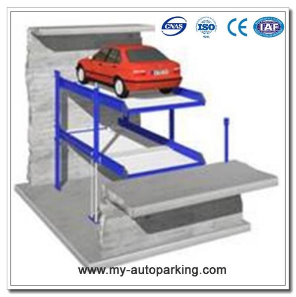 2,4,6 Cars Underground Car Garage Lift for Basement/Hydraulic Car Lift Machine