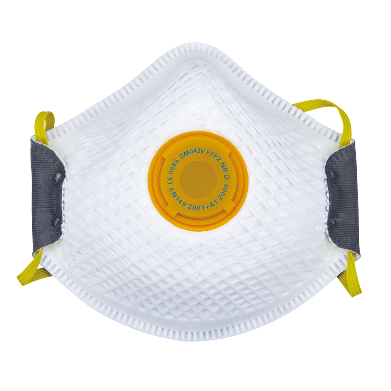 FFP1/FFP2/FFP3 Dura-mesh Shape Respirator Dust Masks with Valves Indoor Outdoor Safety