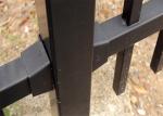 High Security Garrison Fencing Panels Interpon Powder Coated Black