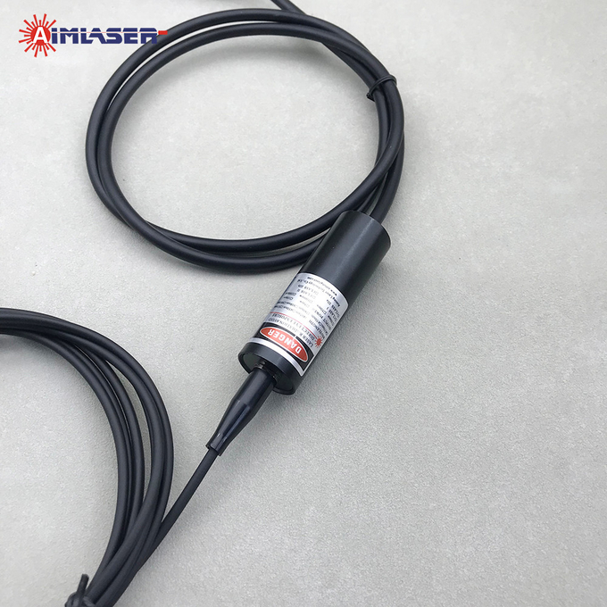 660nm 10mW 4um Single Mode Fiber Coupled Laser Module with Knob Power Adjustment FC/PC Connector