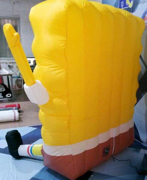 SpongBob Advertising Inflatables With Air Blower And Repair Kits