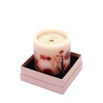 Custom Luxury Rigiding Textured Paper Candle Gift Boxes with Lid Print Own Logo