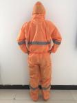 Unisex Breathable Disposable Coveralls Single Use Anti Bacterial Customized