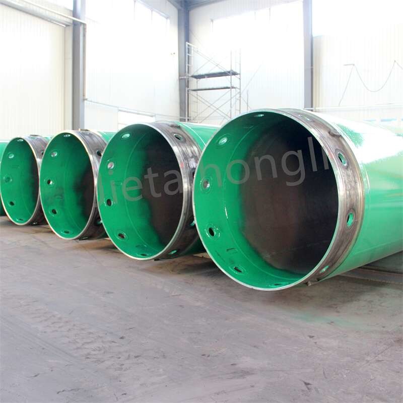 Zoomlion Rotary Borehole Spare Parts Conductor For Piling Drill Rig Double Wall Pipe