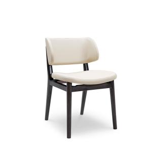 China Slip Proof Leather Hotel Restaurant Furniture Modern White Dinning Chairs ODM wholesale