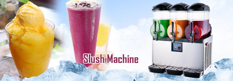 220V/50Hz Voltage Commercial Frozen Drink Slush Slushy Machine with Innovative Design