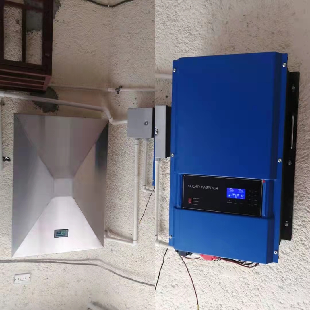 Solar System On Grid Hybrid Solar Inverter 5KW 6KW Pure Sine Wave