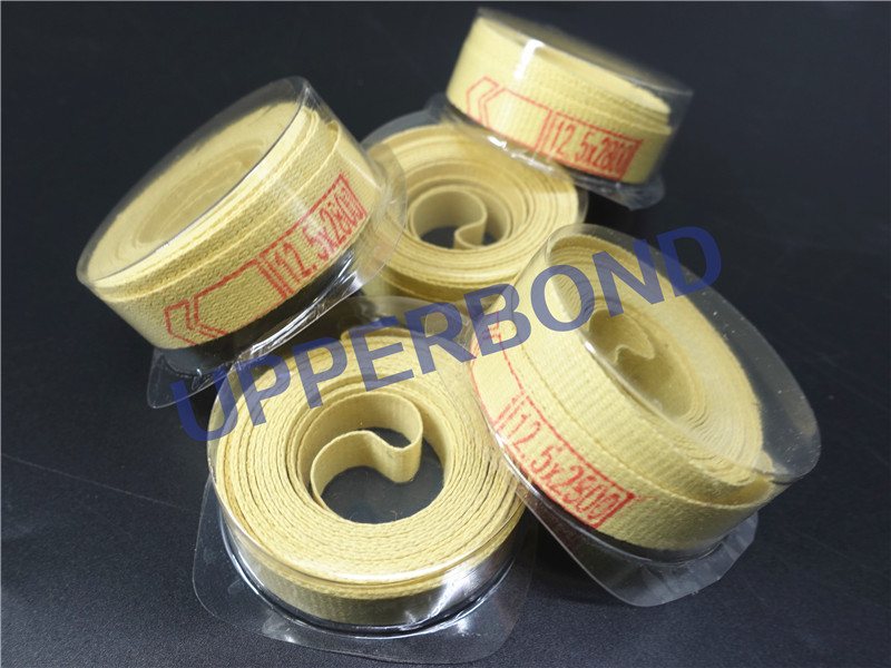 Kevlar Fiber Garniture Tapes For Cigarette Maker Making Machine
