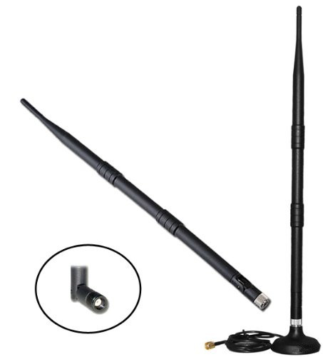 Customizable Cable Length 9dBi WiFi Antenna Extension Cable for Black White Devices
