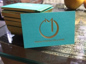 China Gold Foil Gilded Edge Business Cards wholesale