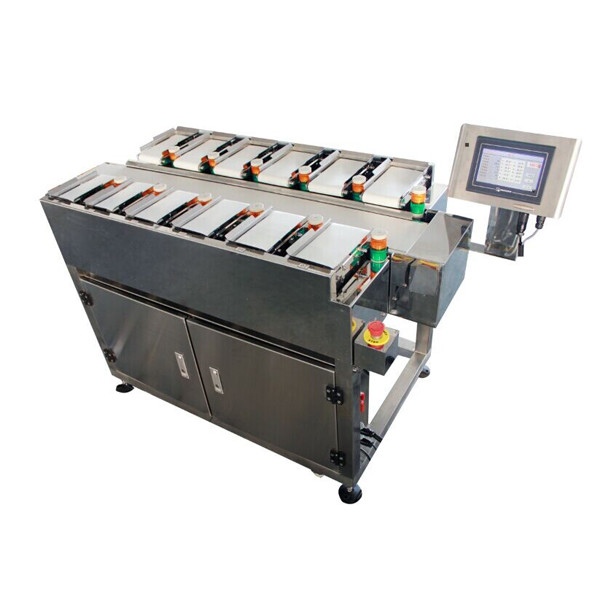 12 Head Belt Frozen Fishes Multihead Weigher SUS Water Proof 40WPM