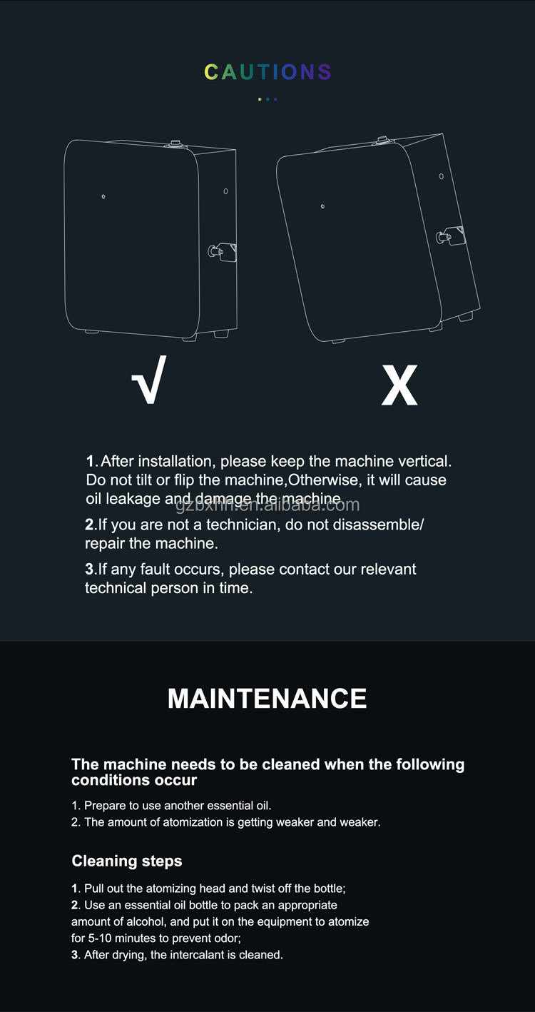 X300 Electric Aromatic Oil Diffuser Sterilization Commercial Aroma Oil Diffuser