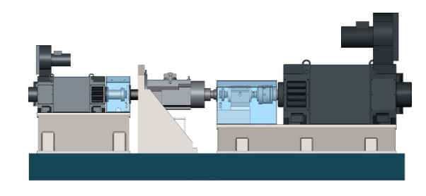 SSCD-300 300KW 1910Nm 3800rpm Transmission Test System Integrated Small Stand