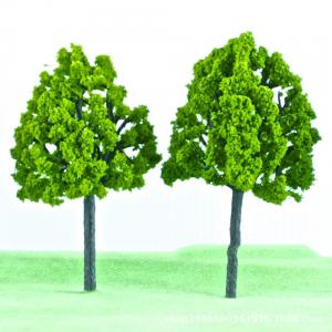 China HO scale Architectural model Plastic trees, street model trees on sale