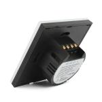 EU Standard Crystal Glass Panel Touch Screen light Switch 1 gang/2 gang/3gang