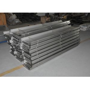 Plastic Recycling System Stainless Steel Water Trough , Length 5m Durable