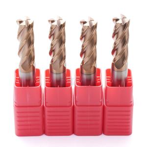 China Square End Mill, HRC55, 4 flutes, Carbide, TiSiN Coating wholesale