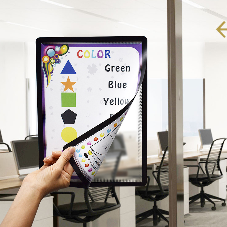 Removable Adhesive Magnetic Document Holder