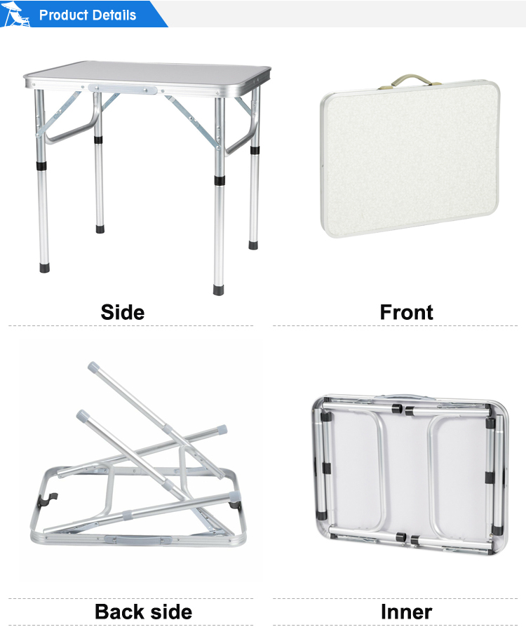 Folding 8 Seater Plastic Table For Dining Customize Square Lightweight Long White Portable Outdoor Theme Party