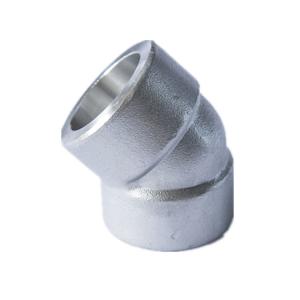 China Socket Welding 304 Stainless Steel 45 Degree Elbow For Water wholesale